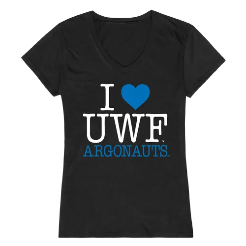 W Republic Women's I Love Shirt West Florida Argonauts 550-402