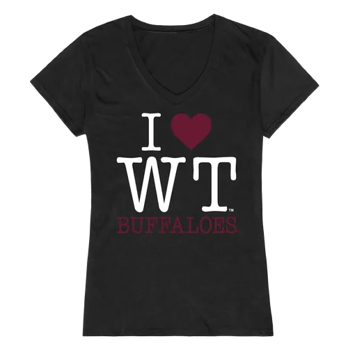 W Republic Women's I Love Shirt West Texas A&M Buffaloes 550-403