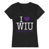 W Republic Women's I Love Shirt Western Illinois Leathernecks 550-405