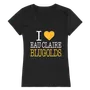 W Republic Women's I Love Shirt Wisconsin Eau Claire Blugolds 550-409