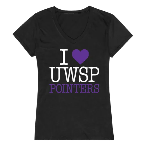 W Republic Women's I Love Shirt Wisconsin Stevens Point Pointers 550-412