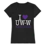 W Republic Women's I Love Shirt Wisconsin Whitewater Warhawks 550-414