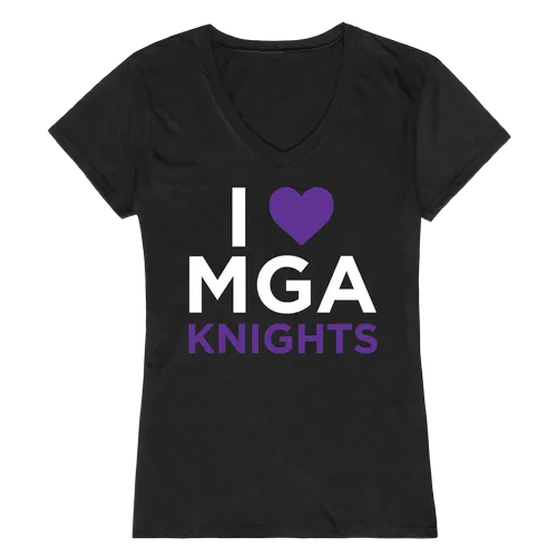 W Republic Women's I Love Shirt Middle Georgia State Knights 550-420