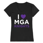 W Republic Women's I Love Shirt Middle Georgia State Knights 550-420