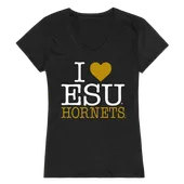 W Republic Women's I Love Shirt Emporia State University Hornets 550-423