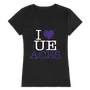 W Republic Women's I Love Shirt University Of Evansville Purple Aces 550-424