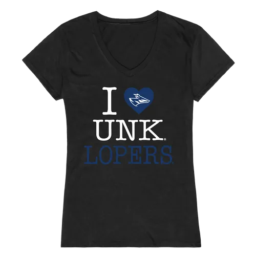 W Republic Women's I Love Shirt Nebraska–Kearney Lopers 550-425