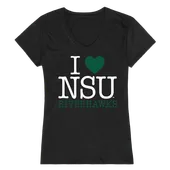 W Republic Women's I Love Shirt Northeastern State University Riverhawks 550-426