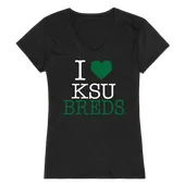 W Republic Women's I Love Shirt Kentucky State University Thorobreds 550-432