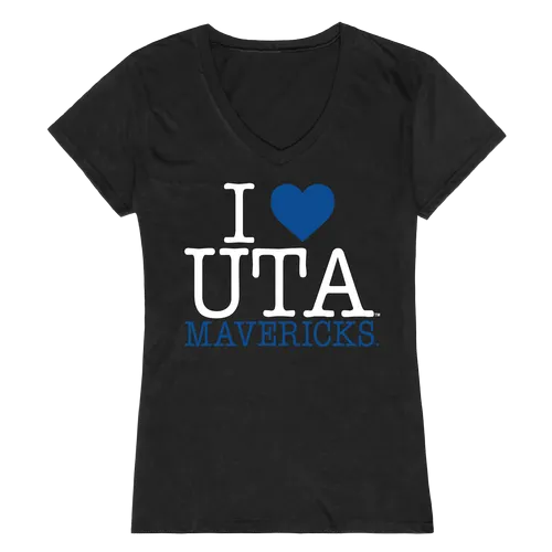 W Republic Women's I Love Shirt Texas-Arlington Mavericks 550-433