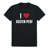 W Republic I Love Tee Shirt Austin Peay State Governors 551-105