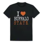 W Republic I Love Tee Shirt Buffalo State College Bengals 551-107