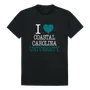W Republic I Love Tee Shirt Coastal Carolina Chanticleers 551-116