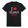 W Republic I Love Tee Shirt Delaware State University Hornets 551-120