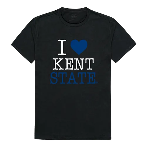 W Republic I Love Tee Shirt Kent State Golden Flashes 551-128