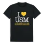 W Republic I Love Tee Shirt Southern Mississippi Golden Eagles 551-151
