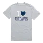 W Republic I Love Tee Shirt California Davis Aggies 551-161