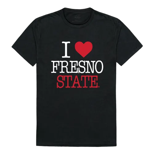 W Republic I Love Tee Shirt Fresno State Bulldogs 551-169