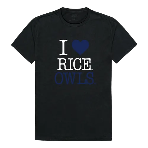 W Republic I Love Tee Shirt Rice Owls 551-172