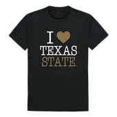 W Republic I Love Tee Shirt Texas State Bobcats 551-181