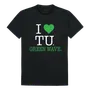 W Republic I Love Tee Shirt Tulane Green Wave 551-198