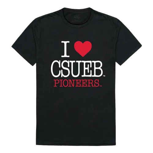 W Republic I Love Tee Shirt Cal State East Bay Pioneers 551-205