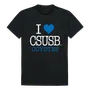 W Republic I Love Tee Shirt Cal State San Bernardino Coyotes 551-207