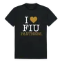 W Republic I Love Tee Shirt Florida International Golden Panthers 551-219