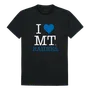 W Republic I Love Tee Shirt Middle Tennessee State Blue Raiders 551-223