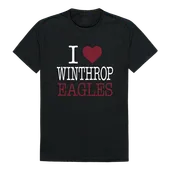 W Republic I Love Tee Shirt Winthrop Eagles 551-255