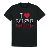 W Republic I Love Tee Shirt Ball State Cardinals 551-264