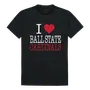 W Republic I Love Tee Shirt Ball State Cardinals 551-264