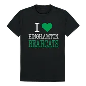 W Republic I Love Tee Shirt Binghamton University Bearcats 551-267