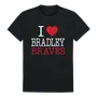 W Republic I Love Tee Shirt Bradley Braves 551-270