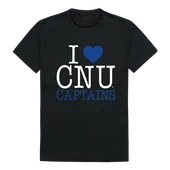 W Republic I Love Tee Shirt Christopher Newport Captains 551-279