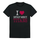 W Republic I Love Tee Shirt Detroit Mercy Titans 551-290