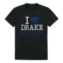 W Republic I Love Tee Shirt Drake University Bulldogs 551-292