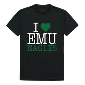 W Republic I Love Tee Shirt Eastern Michigan Eagles 551-295