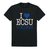 W Republic I Love Tee Shirt Elizabeth City State Vikings 551-297