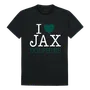 W Republic I Love Tee Shirt Jacksonville University Dolphins 551-318