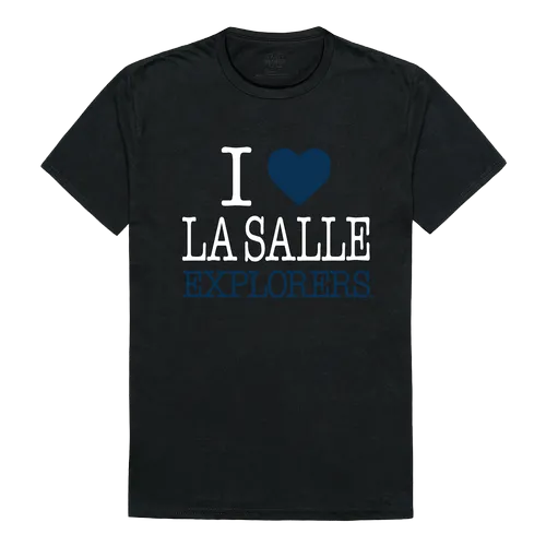 W Republic I Love Tee Shirt La Salle Explorers 551-322