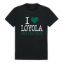 W Republic I Love Tee Shirt Loyola Maryland Greyhounds 551-332