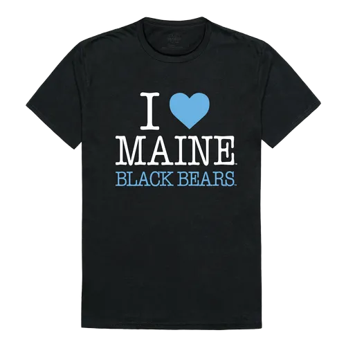 W Republic I Love Tee Shirt Maine Black Bears 551-334