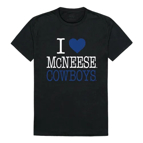 W Republic I Love Tee Shirt Mcneese State Cowboys 551-338