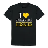 W Republic I Love Tee Shirt Michigan Tech 551-341