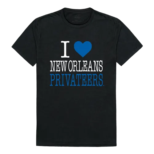 W Republic I Love Tee Shirt New Orleans Privateers 551-349