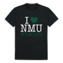 W Republic I Love Tee Shirt Northern Michigan Wildcats 551-357