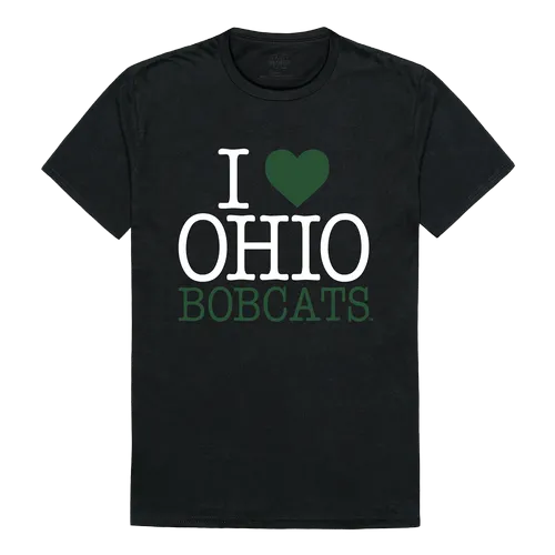 W Republic I Love Tee Shirt Ohio Bobcats 551-360
