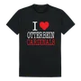 W Republic I Love Tee Shirt Otterbein University Cardinals 551-361