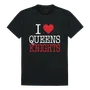 W Republic I Love Tee Shirt Queens College Knights 551-364